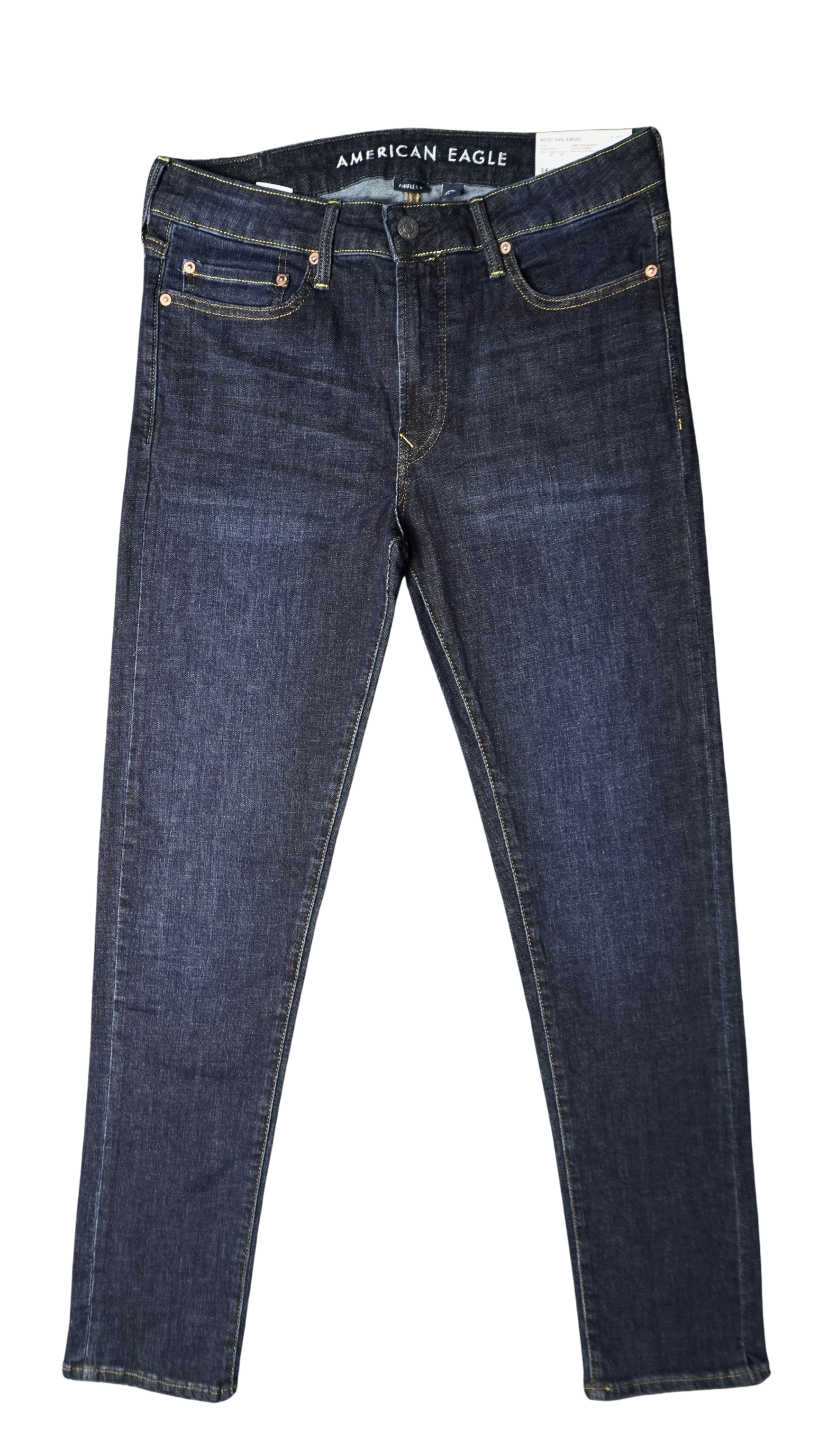 A/E Men's premium 100% export jeans.