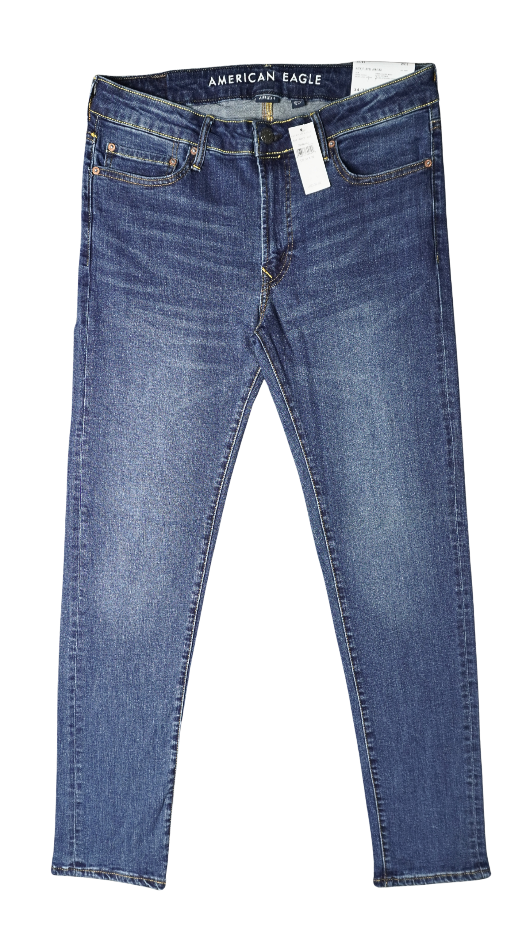 A/E Men's premium 100% export jeans.