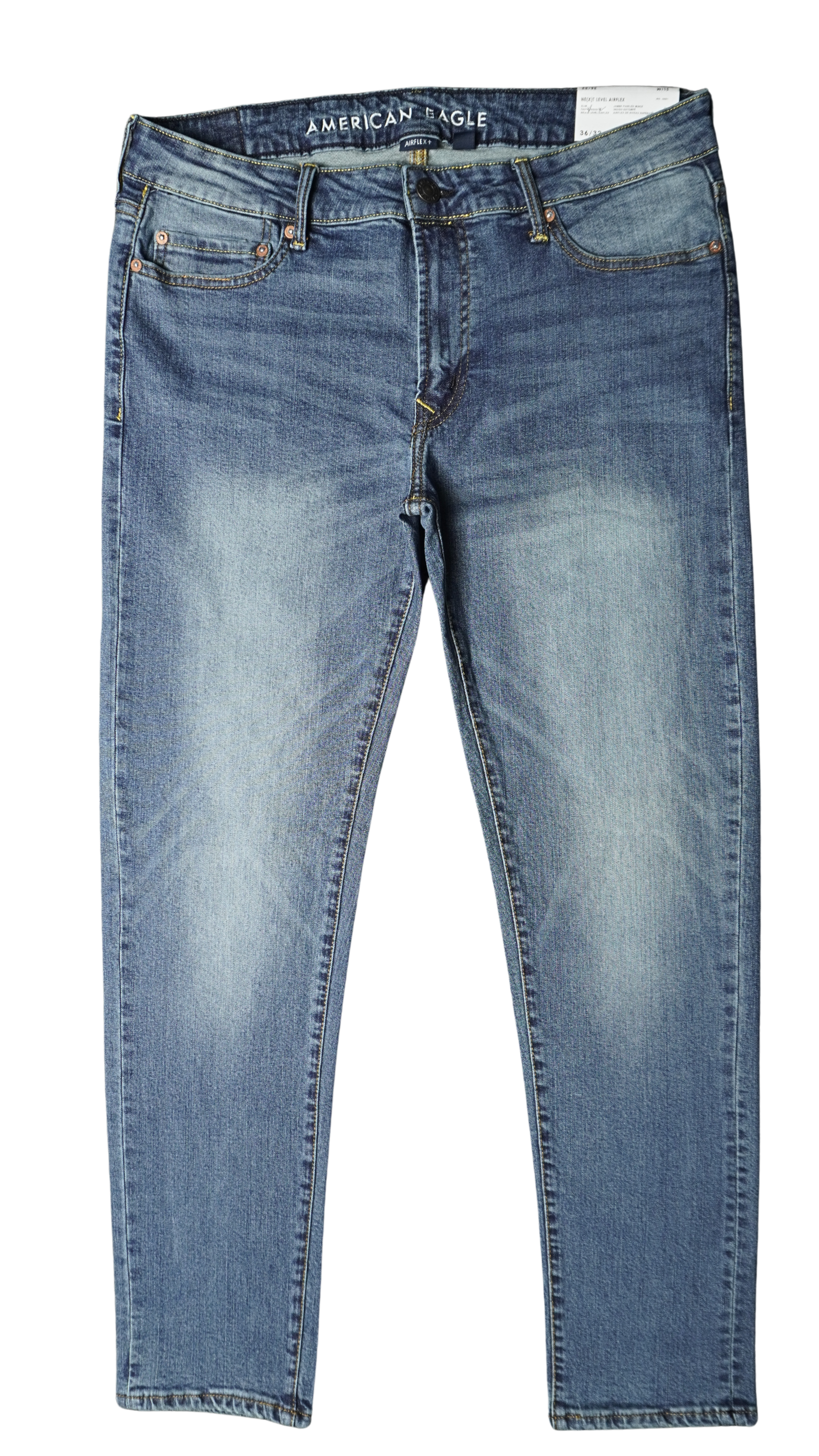 A/E Men's premium 100% export jeans.