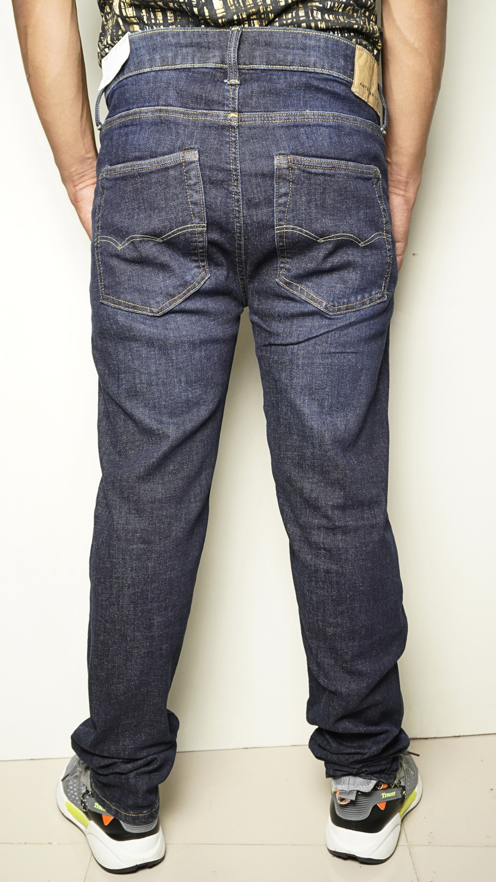 A/E Men's premium 100% export jeans.